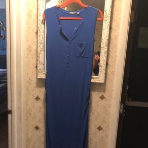 Athleta blue dress maxi